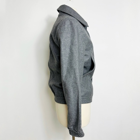 Ami Paris Point-Collar Wool Flannel Jacket (can be unisex) - Picture 6 of 16